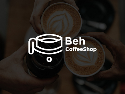 Logo Design For "Beh" Coffee Shop farsilogo geometric logo logo logodesign logodesigner logoinspiration logoinspirations logos logotype monogram monogram design monogram letter mark monogram logo persian logo persianlogo