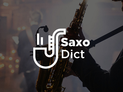 Logo Design For Saxodict Saxophone Academy logo logodesign logodesigner logodesigners logodesignersclub logodesigns logoidea logos