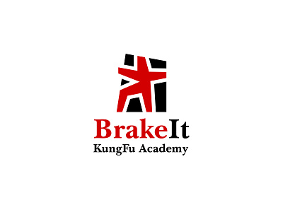Logo Design For "Brake It" Kung Fu Academy branding logo logo design logodesign logodesigner logodesigners logoidea logos