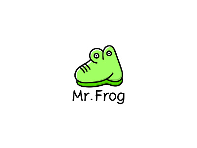 Logo Design For Mr. Frog Baby Shoe Store