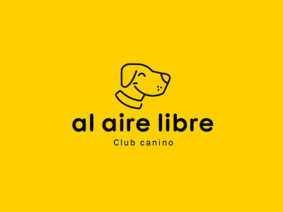 Al Aire Libre brand branding design dog logo graphic design imagotype logo logodesign logoinpiration logotyppe pet petbrand vector