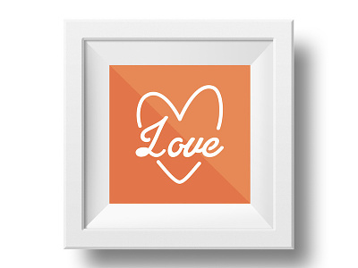 Love app branding design flat frame graphic design icon illustration logo love minimal minimalism typography vector web