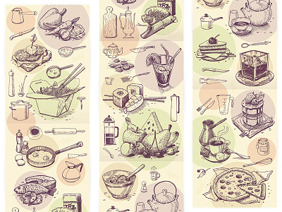 Food -n- Drink 2 (whole collection of mini illos)