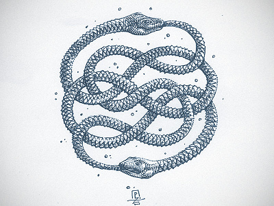 Inktober day 29. United (🐍Uroboros🐍)