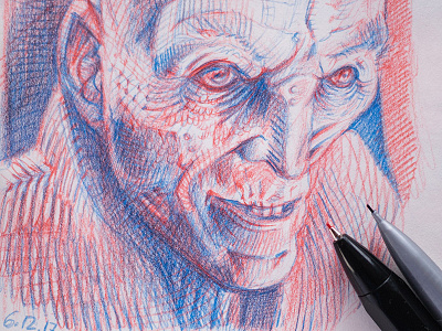 Supreme leader Snoke drawing fun illustration pencil sketch sketchbook snoke star wars the last jedi
