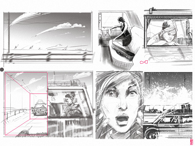 Some rough storyboard for today