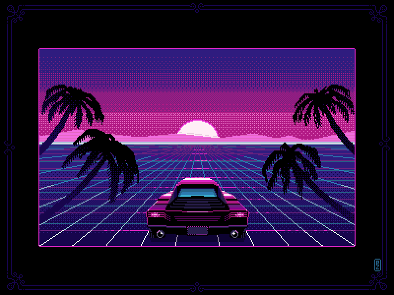 Some retrowave vibes for all of you gyes! :)