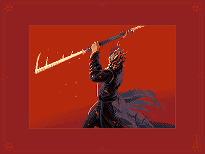 Darth Maul 16bit 8bit darth maul gamedev illustration pixel art pixel dailies pixel dailies pixelart starwars