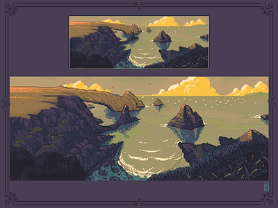 Rockformation 16bit 8bit art aseprite concept art environment art gamedev illustration pixel pixel art pixel dailies pixel dailies retro art retro gaming