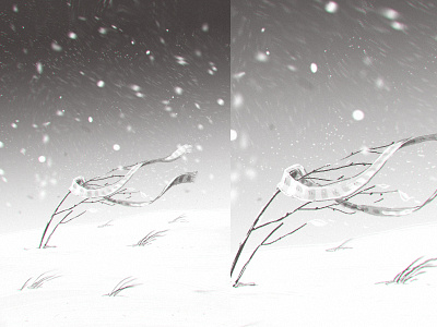 The end cinematic death gamedev illustration sketch sketching storyboard storyboarding storytaling winter