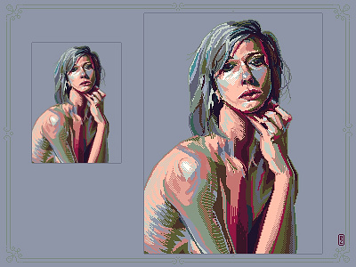 Some experiments with style 16bit 8bit 8bitart aseprite characterdesign drawing gameart illustration pixel art pixel dailies pixel dailies pixelart pixels portrait sprite