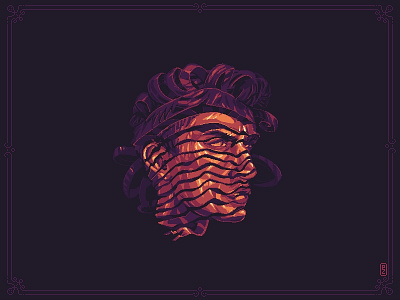 Mr. Scroll face 16bit 8bit aseprite face gamedev illustration man pakowacz pixelart pixelportrait pixels portrait retroart sprite