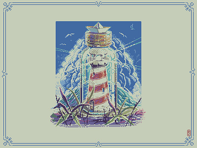 Pocket Lighthouse [pixel art]