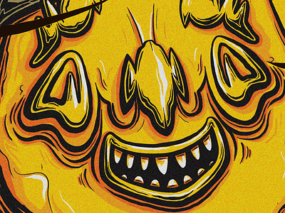 Francis. alien bible boy character christian face illustration man monster pope portrait poster smile street art teeth