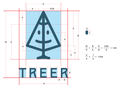 Treer Design Ratio Indication brand golden ratio green grow logo logo indication plant portrait tree