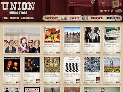 Union Music Store - Homepage