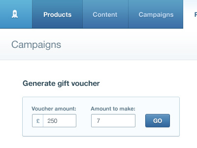 Generate Gift Voucher