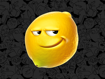 Lemon icon face icon lemon ok photoshop smile volume yellow