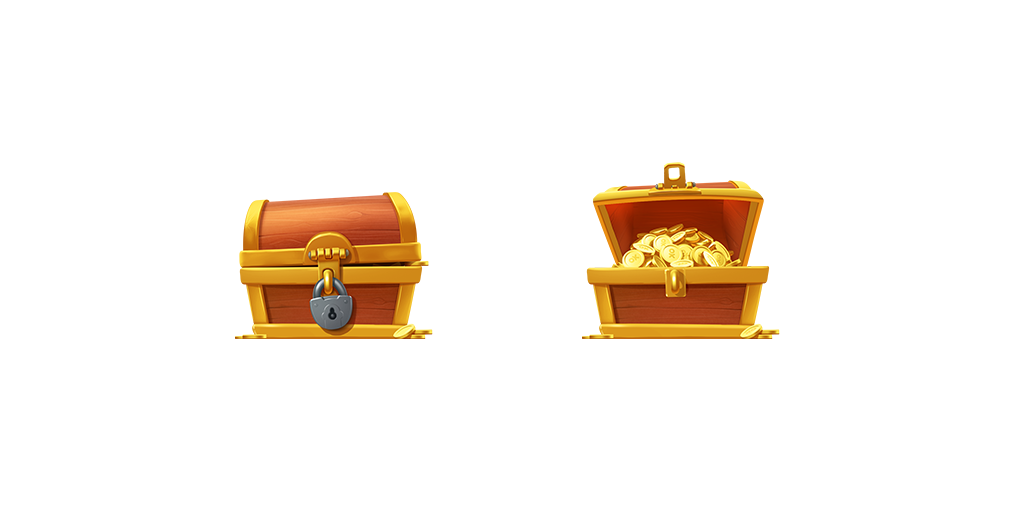 Treasure chest by Yanichkin for OK on Dribbble