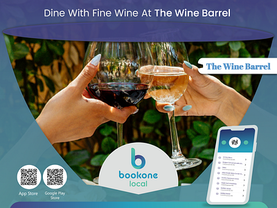 Wine barrel ad design illustration vector
