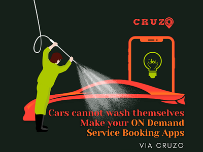 Car Wash App app design illustration ui ux vector