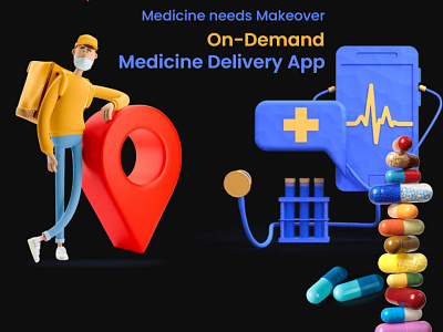 Medicine Delivery App app design development illustration medicine ux vector