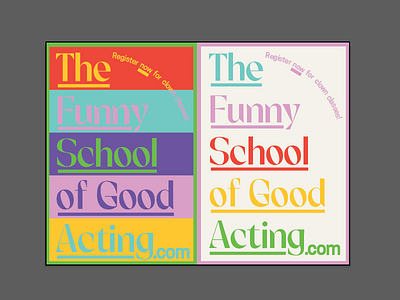The Funny School of Good Acting