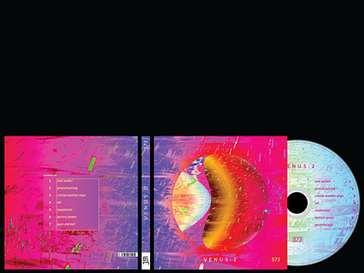 Venus.2 album art art design graphic layout typography