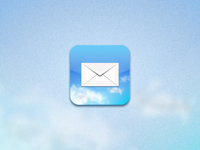 iPhone Mail Envelop apple style design clouds envelop envelop design fireworks icon design icon designer iphone iphone mail envelop mac icon design mail icon pixel perfect pixel perfection ui