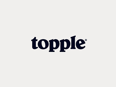 Topple Logo Option logo logotype typeface