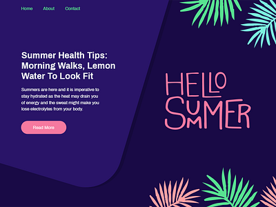 UI Experiment #37 blog experiment font free homepage landing mondrianizm one page website ui unsplash ux website