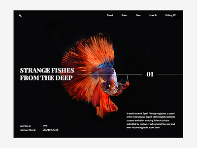 UI Experiment #38 blog experiment font free homepage landing mondrianizm one page website ui unsplash ux website