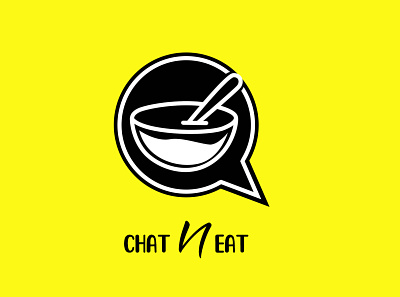 chat and eat logo brand design brand identity chat chat logo creative logo cute logo design eat logo flat flat logo flat minimalist logo icon illustration logo logo design minimal logo minimal logo design minimalist minimalist logo unique logo
