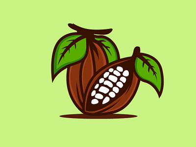 Cocoa Bean logo design brand design brand identity branding create a logo cute logo design flat flat minimalist logo flat vector logo graphics designer illustration illustrator logo logo designer logo designs logo maker minimalist logo minimalist logo design ui