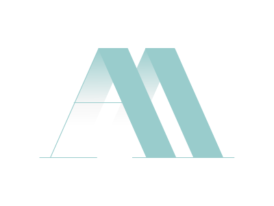 AM-3 logotype test typography