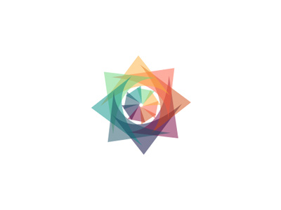 WDA logo research geometrical logo shapes triangle