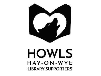 Howls logo V3 book hay on wye heart howls logo wolf