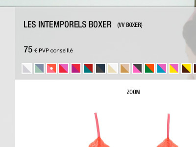 Vannina Vesperini - colors color lingerie web