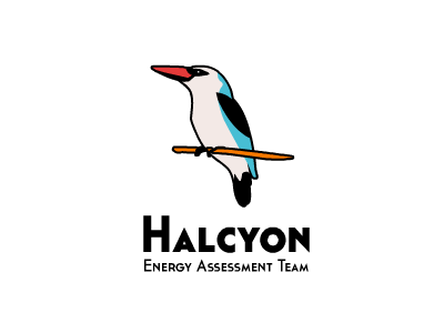 Halcyon Logo v0. bird logotype