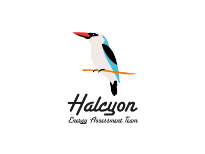 Halcyon Logo v0b. bird logotype