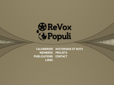 Revox - homepage flash homepage