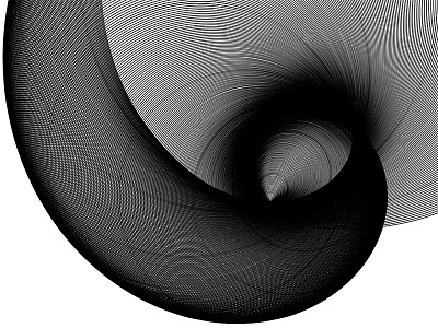 twirl made of circles as3 code geometric geometry line simple twirl