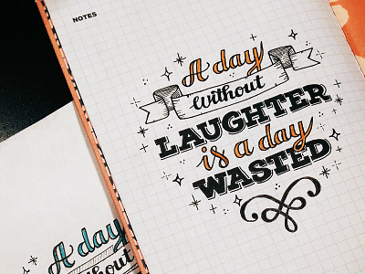 Handlettering agenda