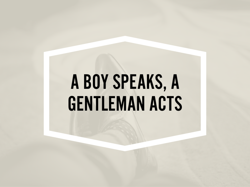 Project Gentleman minimal quote geometric corporate dandy clean abstract graphic type branding gentleman