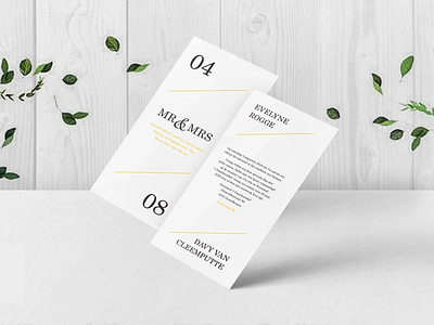 Wedding invitation abstract card graphic invitation invite minimal paper print rsvp simple wedding yellow