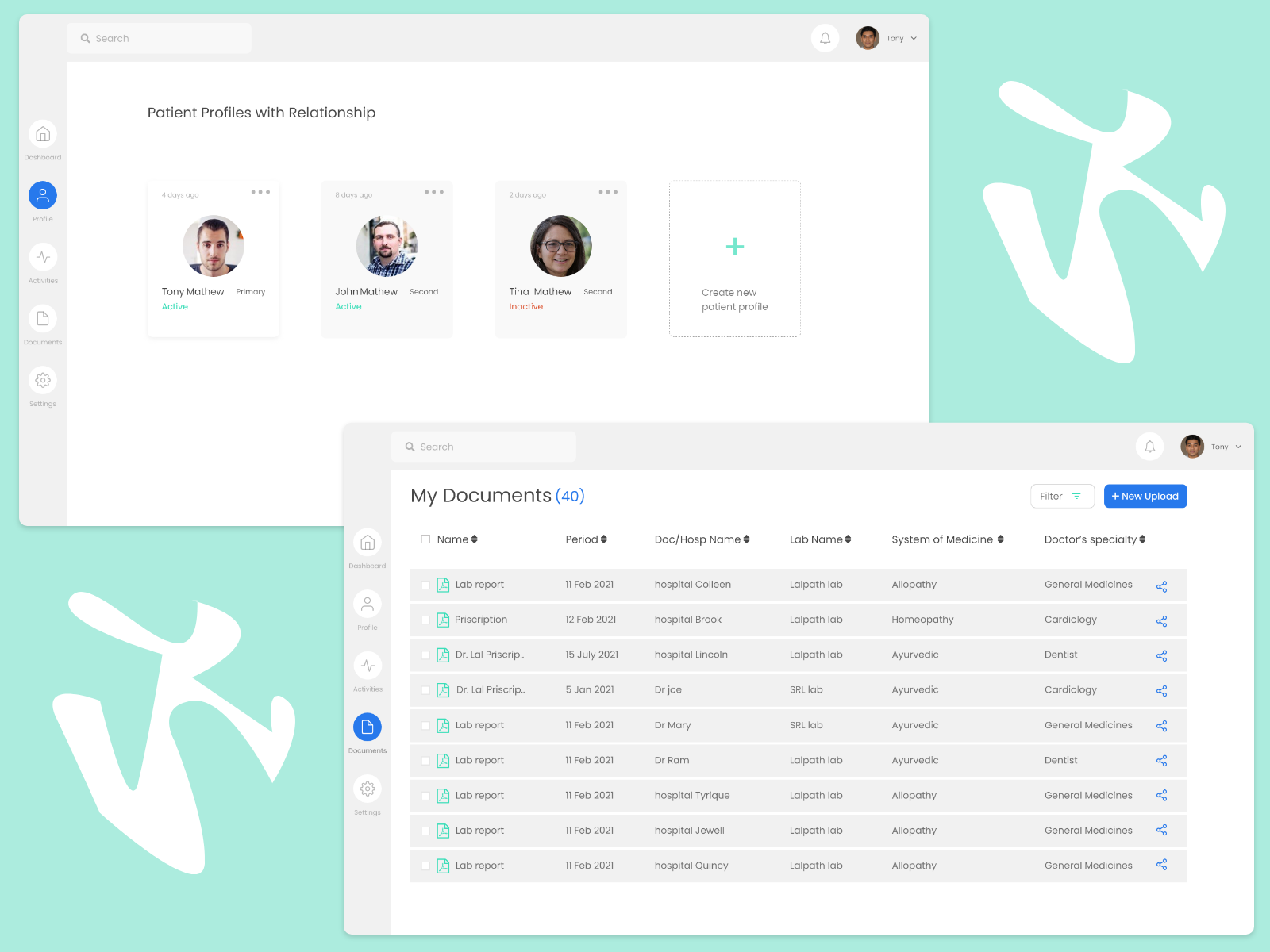 patient-record-management-system-by-shaista-ansari-on-dribbble