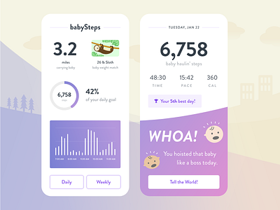 Baby Steps: Lazy Parent Step Tracker