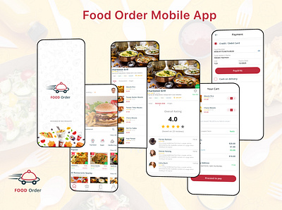 food Order App android app development app design graphic design ios app design logo mobile app online app ui ux