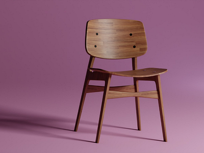3D chair render 3ddesign blender cg chair