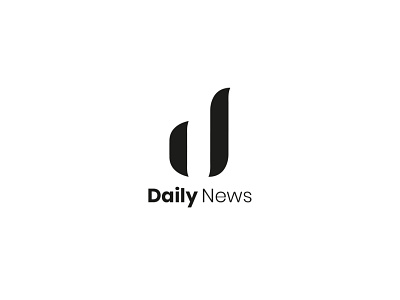 Daily News branding app branding design flat icon logo minimal typography vector web